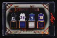 Tim Duncan / Charles Barkley / Kevin Garnett / Karl Malone 2024 Leaf Ultimate Sports Fabled Four Bronze #FF5 #11/25 at PristineAuction.com