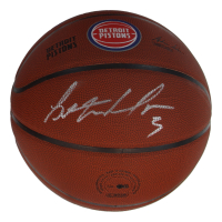 Ben Wallace Signed Pistons Logo NBA Basketball (Schwartz) at PristineAuction.com