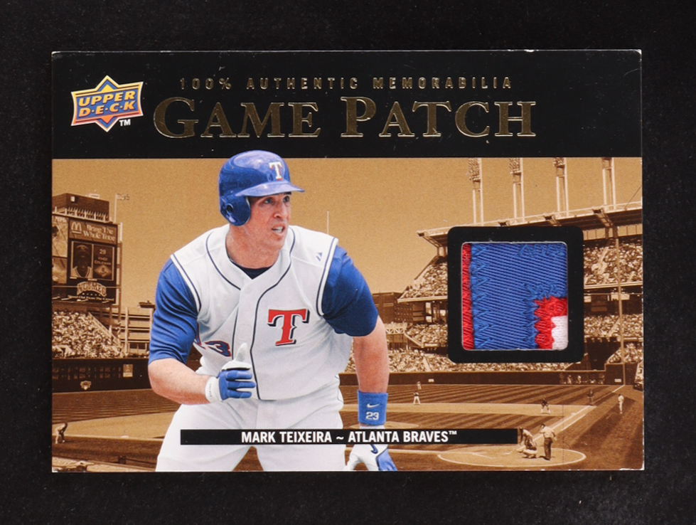 Mark Teixeira 2008 Upper Deck Game Patch #99-MT at PristineAuction.com Mark Teixeira 2008 Upper Deck Game Patch #99-MT at PristineAuction.com