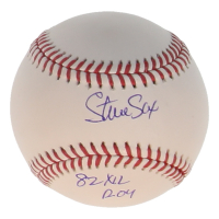 Steve Sax Signed OML Baseball Inscribed "82 NL ROY" (Schwartz) at PristineAuction.com