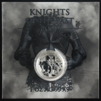 2022 Malta €5 "Knights of the Past" 1oz 999.9 Fine Silver Coin - Limited Mintage 15,000 at PristineAuction.com