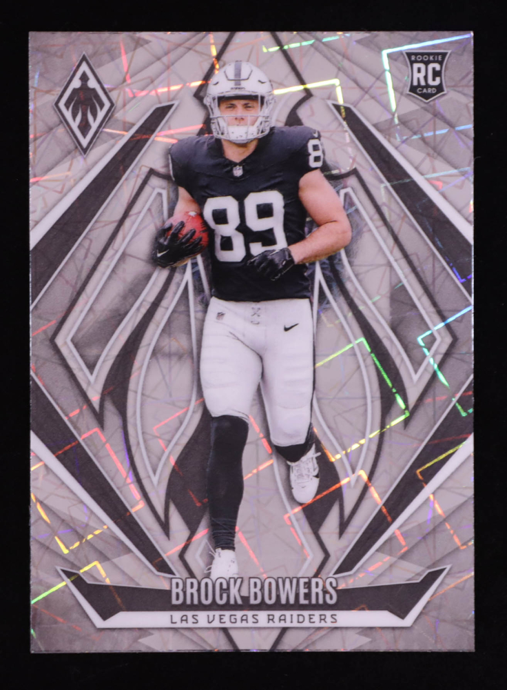 Brock Bowers 2024 Panini Phoenix Lazer #165 RC