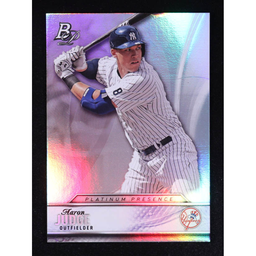 Aaron Judge 2016 Bowman Platinum Platinum Presence #PP25 RC at PristineAuction.com