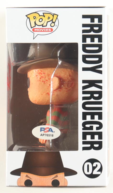 Robert Englund Signed "A Nightmare On Elm Street" #02 Freddy Krueger Funko Pop! Vinyl Figure (PSA) at PristineAuction.com Robert Englund Signed "A Nightmare On Elm Street" #02 Freddy Krueger Funko Pop! Vinyl Figure (PSA) at PristineAuction.com