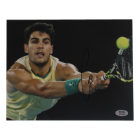 Carlos Alcaraz Signed 8x10 Photo (PSA) at PristineAuction.com
