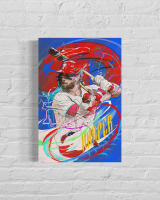 Bryce Harper Phillies Custom 14x20 Canvas at PristineAuction.com