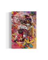 Jayden Daniels Commanders Custom 14x20 Canvas at PristineAuction.com