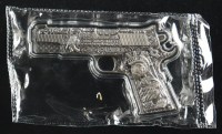 2024 Chad 10,000 Francs CFA .45 Cal Pistol 2oz .999 Fine Silver Coin at PristineAuction.com