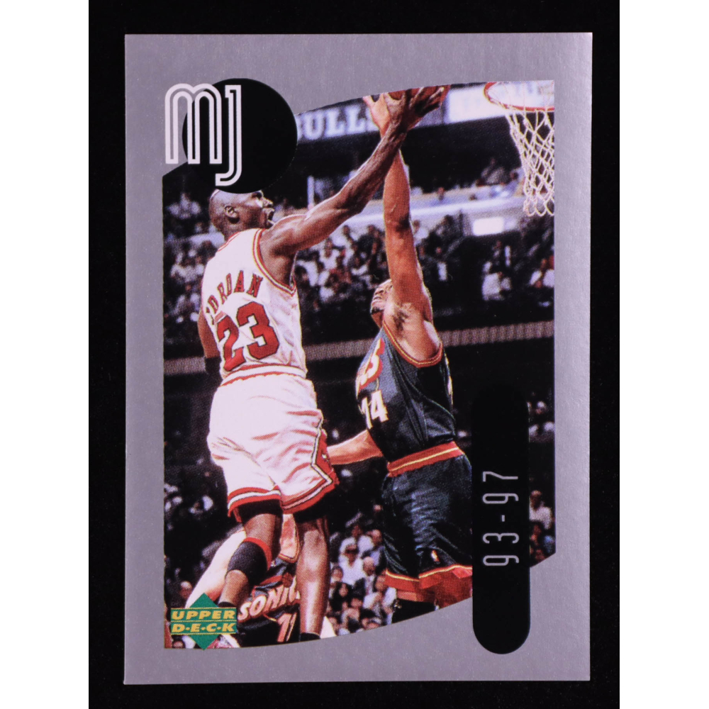 Michael Jordan 1998 Upper Deck MJ Sticker Collection #41 at PristineAuction.com Michael Jordan 1998 Upper Deck MJ Sticker Collection #41 at PristineAuction.com