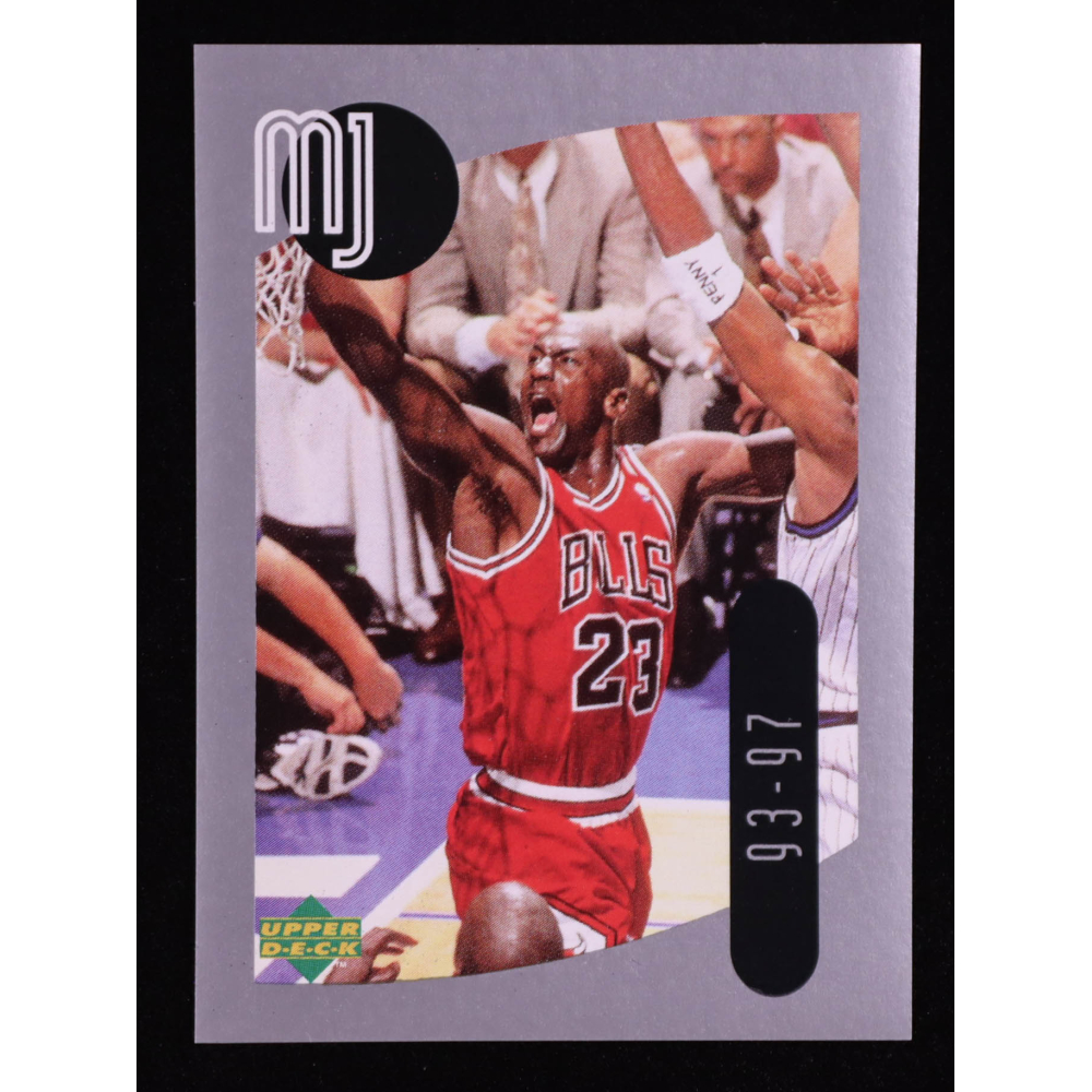 Michael Jordan 1998 Upper Deck MJ Sticker Collection #44 at PristineAuction.com Michael Jordan 1998 Upper Deck MJ Sticker Collection #44 at PristineAuction.com