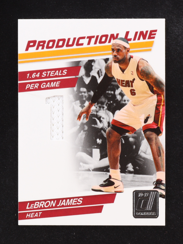 Lebron James 2010 Panini Donruss Production Line #85 #247/399 at PristineAuction.com Lebron James 2010 Panini Donruss Production Line #85 #247/399 at PristineAuction.com