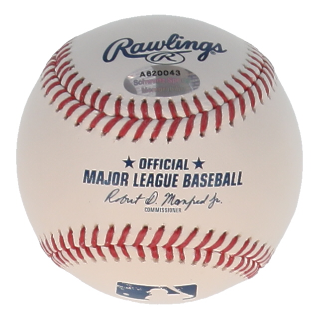 Steve Pearce Signed OML Baseball Inscribed "2018 WS MVP" (Schwartz) at PristineAuction.com Steve Pearce Signed OML Baseball Inscribed "2018 WS MVP" (Schwartz) at PristineAuction.com