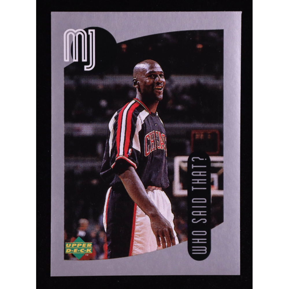 Michael Jordan 1998 Upper Deck MJ Sticker Collection #111 at PristineAuction.com Michael Jordan 1998 Upper Deck MJ Sticker Collection #111 at PristineAuction.com