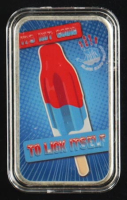 Black Hand Bullion "Rocket Pop" 1oz .999 Fine Silver Bar - Limited Mintage of 499 at PristineAuction.com