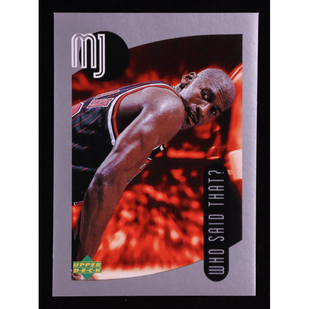 Michael Jordan 1998 Upper Deck MJ Sticker Collection #110 at PristineAuction.com