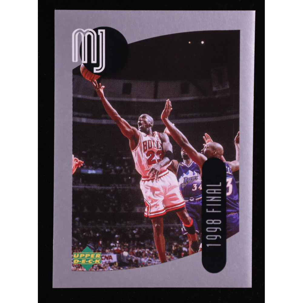 Michael Jordan 1998 Upper Deck MJ Sticker Collection #63 at PristineAuction.com