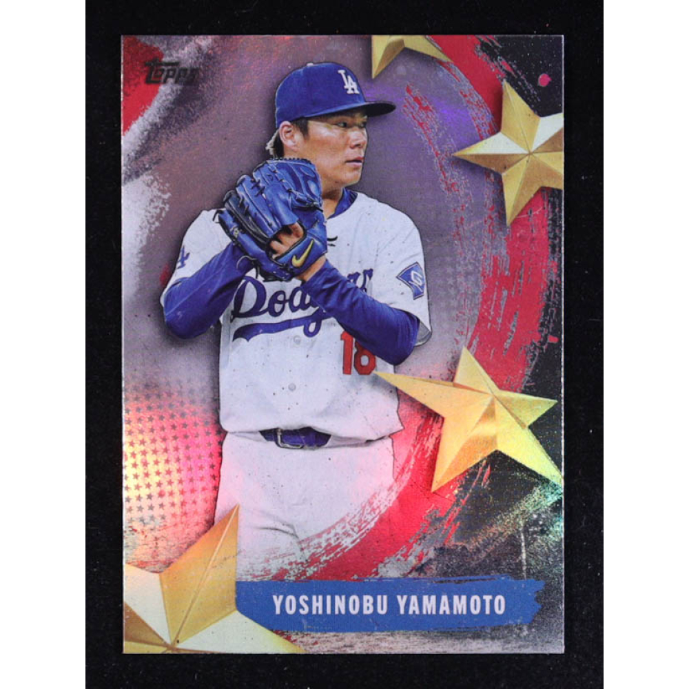 Yoshinobu Yamamoto 2025 Topps Stars of MLB #SMLB43 at PristineAuction.com