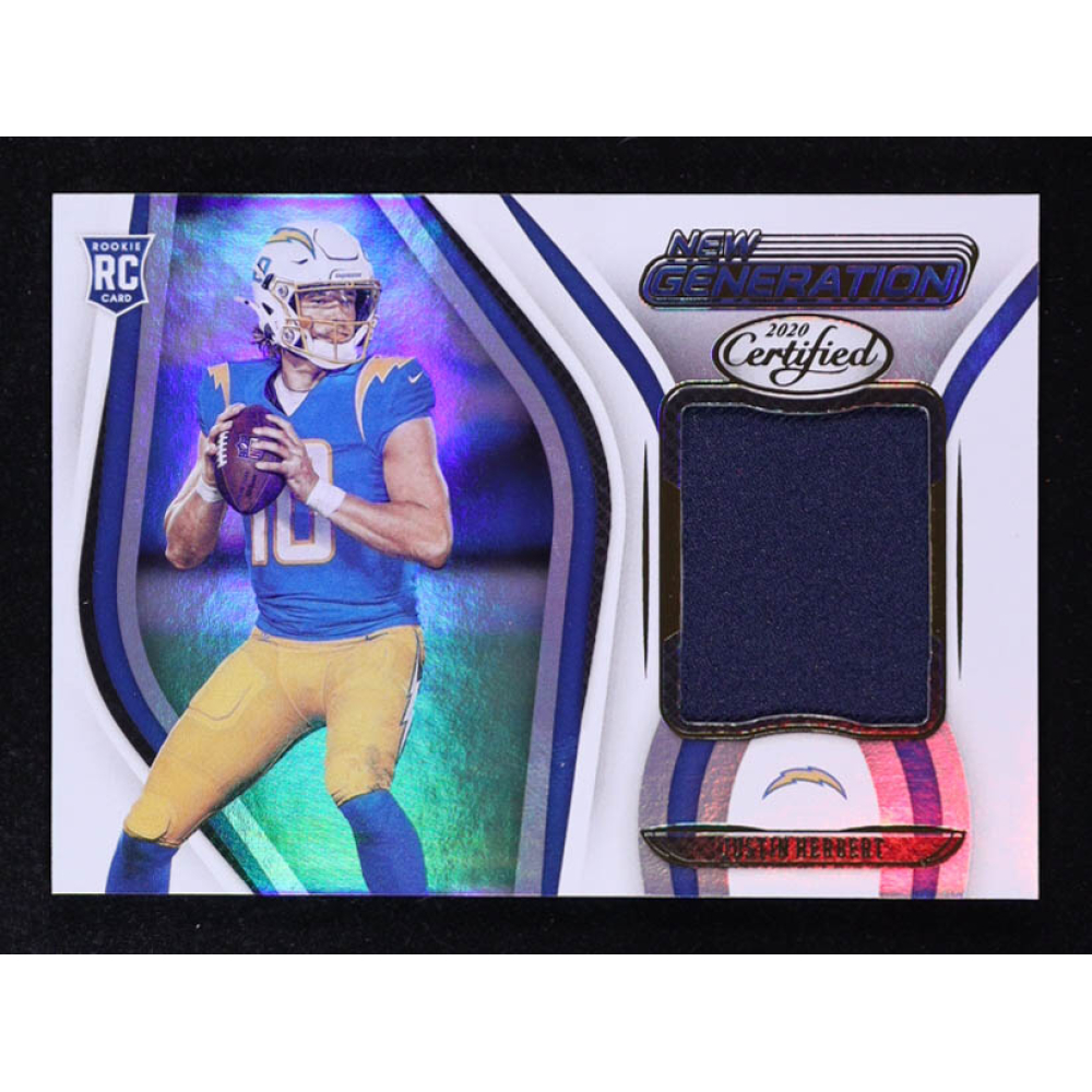 Justin Herbert 2020 Certified New Generation Jerseys #3 RC at PristineAuction.com