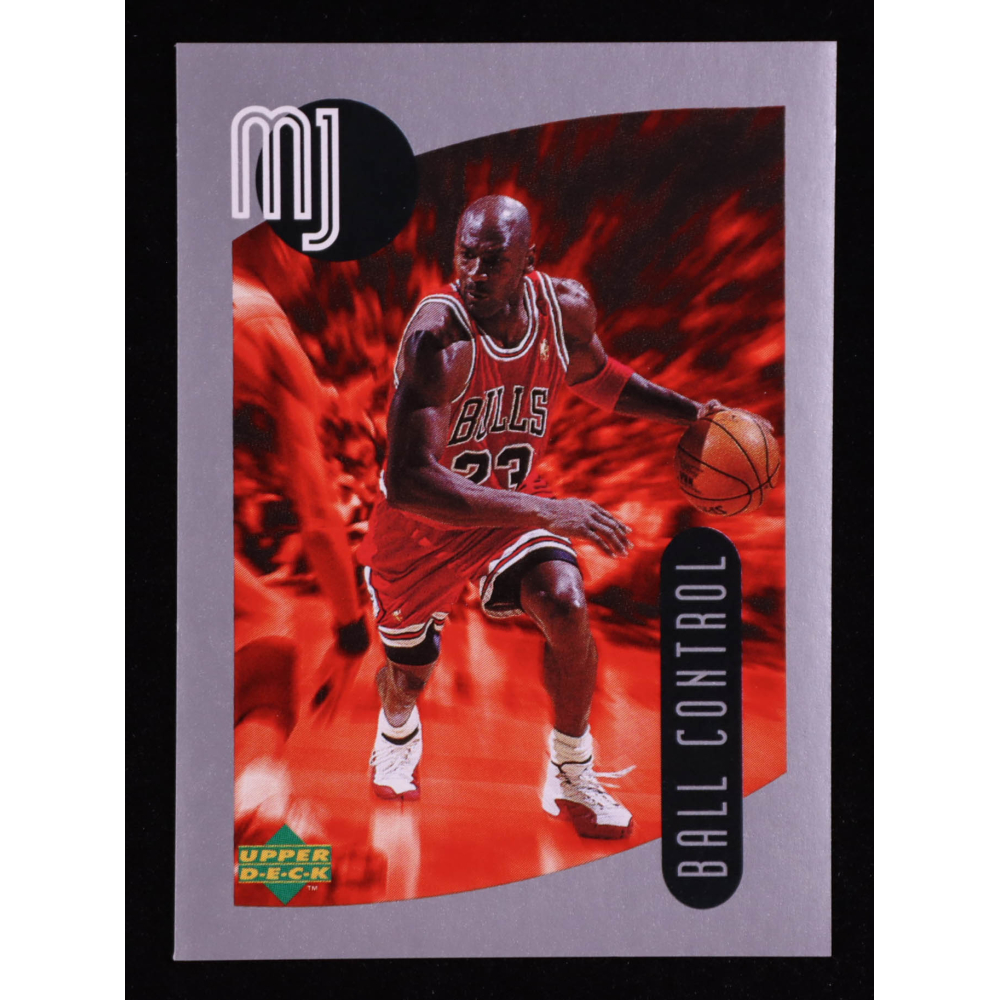 Michael Jordan 1998 Upper Deck MJ Sticker Collection #84 at PristineAuction.com