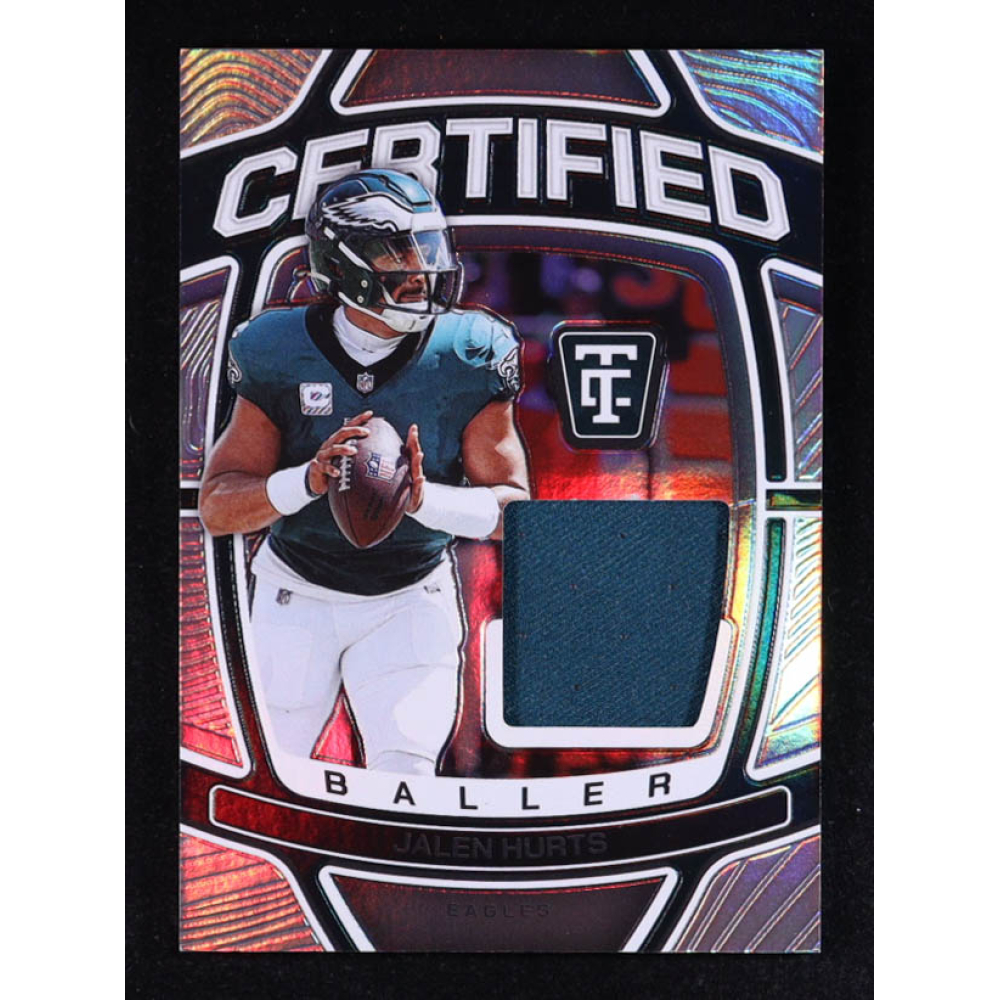 Jalen Hurts 2024 Totally Certified Certified Baller Jerseys #16 #136/149 at PristineAuction.com