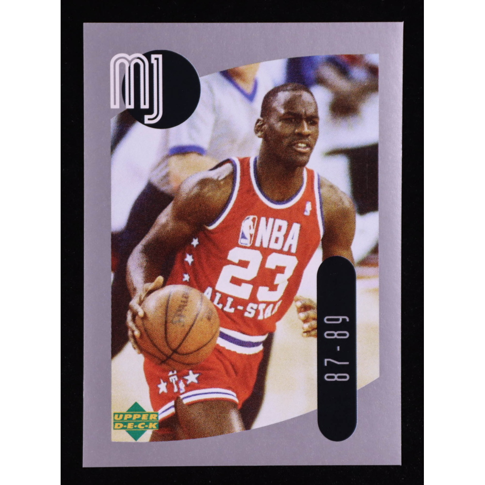 Michael Jordan 1998 Upper Deck MJ Sticker Collection #17 at PristineAuction.com