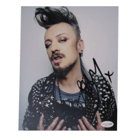 Boy George Signed 8x10 Photo Inscribed "X" (ACOA) at PristineAuction.com