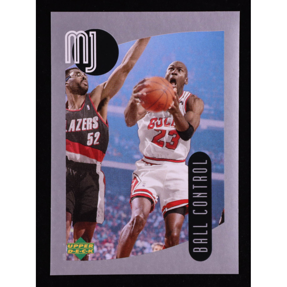 Michael Jordan 1998 Upper Deck MJ Sticker Collection #83 at PristineAuction.com