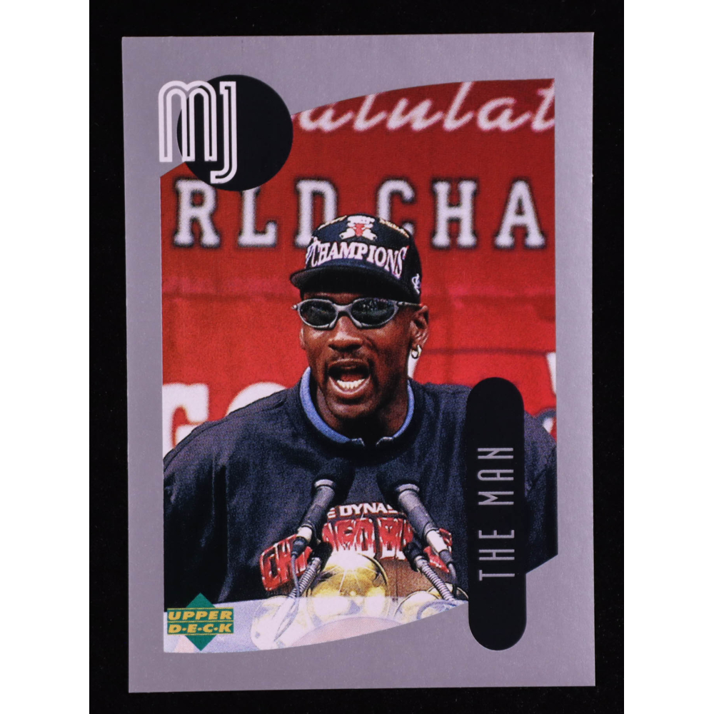 Michael Jordan 1998 Upper Deck MJ Sticker Collection #75 at PristineAuction.com