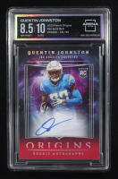 Quentin Johnston 2023 Panini Origins Rookie Autographs Red #6 #18/99 RC (Arena 8.5 | Auto 10) at PristineAuction.com