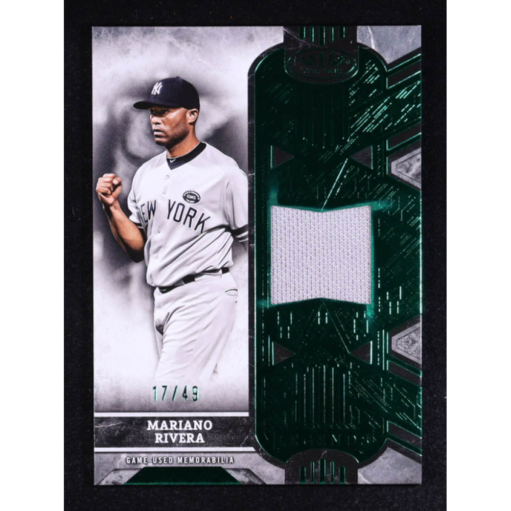 Mariano Rivera 2025 Topps Tier One Tier One Legend Relics Emerald #T1LRMR #17/49 at PristineAuction.com