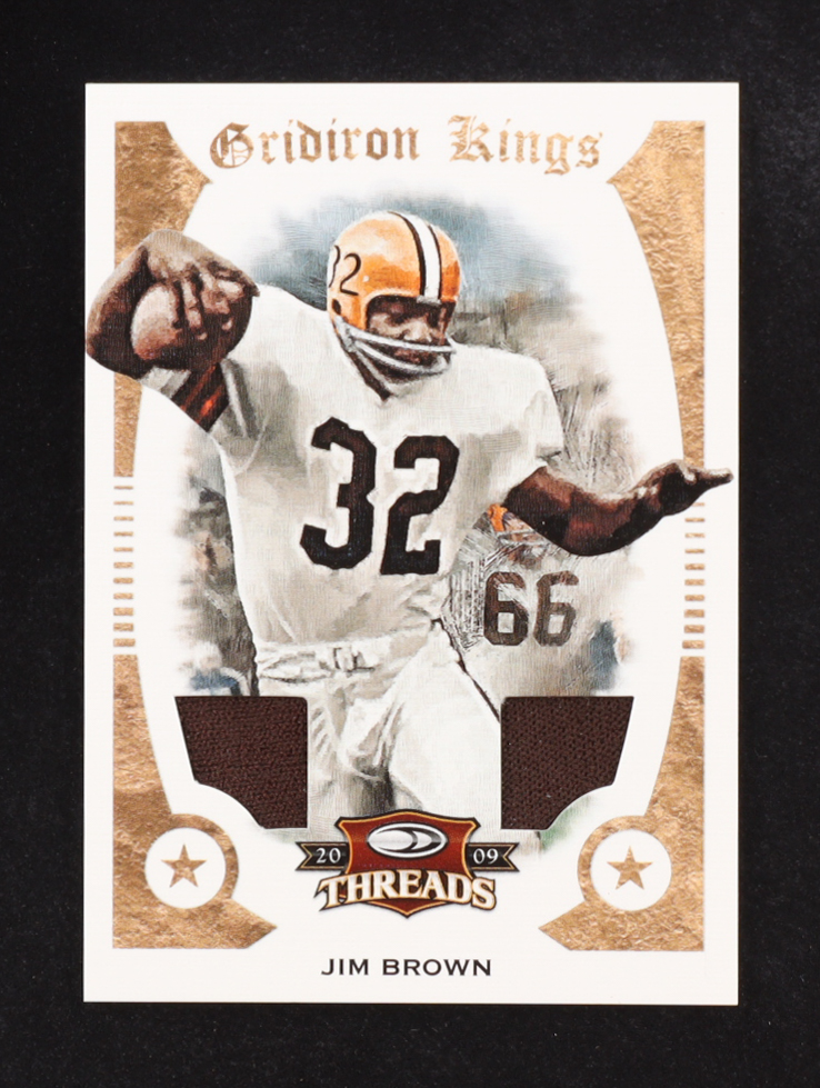 Jim Brown 2009 Panini Donruss Threads Gridiron Kings #26 #02/50 at PristineAuction.com Jim Brown 2009 Panini Donruss Threads Gridiron Kings #26 #02/50 at PristineAuction.com
