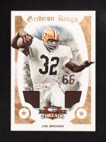Jim Brown 2009 Panini Donruss Threads Gridiron Kings #26 #02/50 at PristineAuction.com