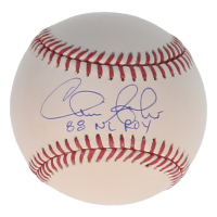 Chris Sabo Signed OML Baseball Inscribed "88 NL ROY" (Schwartz) at PristineAuction.com