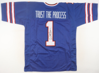 Sean McDermott Signed "Trust The Process" Jersey (JSA) at PristineAuction.com
