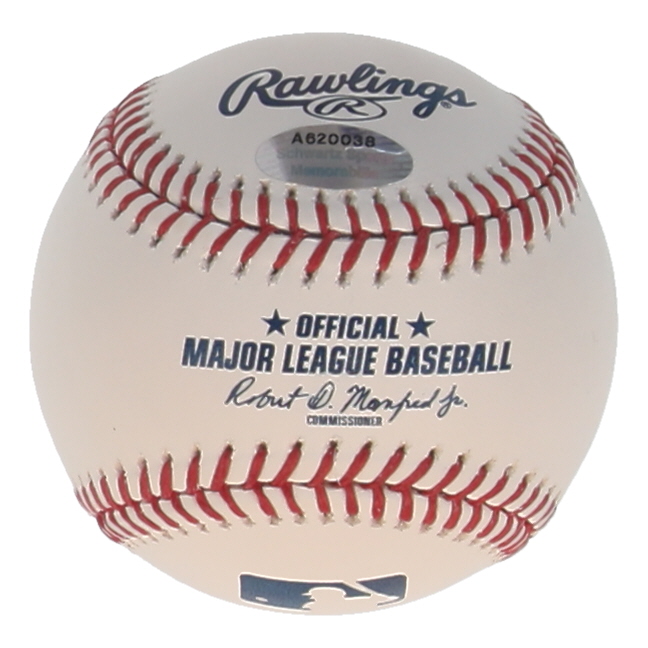 Juan Marichal Signed OML Baseball Inscribed "HOF 83" (Schwartz) at PristineAuction.com Juan Marichal Signed OML Baseball Inscribed "HOF 83" (Schwartz) at PristineAuction.com