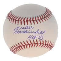 Juan Marichal Signed OML Baseball Inscribed "HOF 83" (Schwartz) at PristineAuction.com