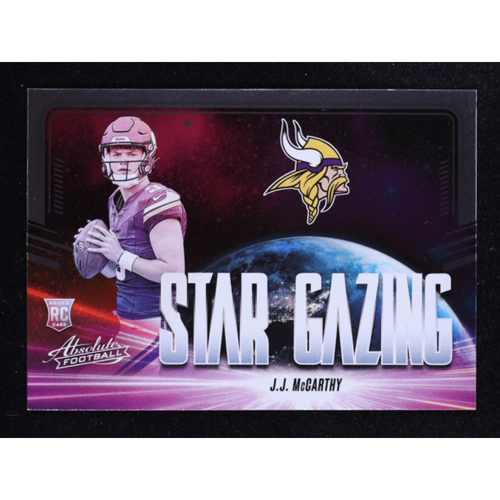JJ McCarthy 2024 Absolute Star Gazing #1 RC at PristineAuction.com