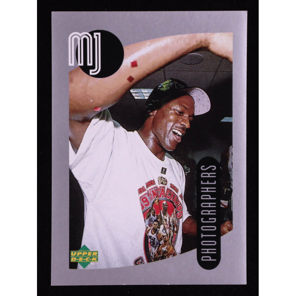 Michael Jordan 1998 Upper Deck MJ Sticker Collection #121 at PristineAuction.com