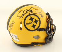 Le'Veon Bell Signed Steelers Rave Alternate Speed Mini Helmet With Custom Visor (Beckett & JSA) at PristineAuction.com