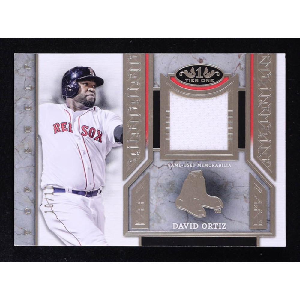 David Ortiz 2024 Topps Tier One Top Shelf Relics #TSRDO #10/10 at PristineAuction.com