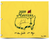 Tiger Woods Signed LE 2019 Masters Pin Flag (UDA) at PristineAuction.com