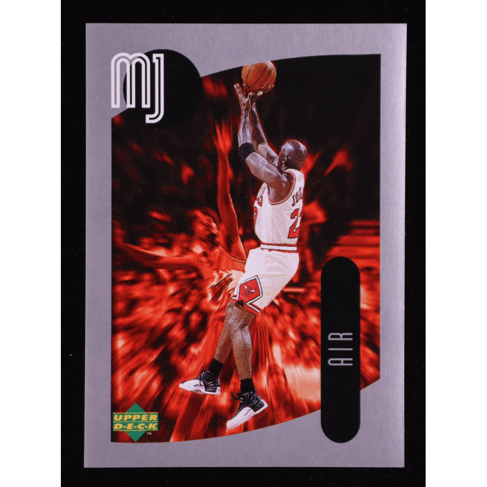 Michael Jordan 1998 Upper Deck MJ Sticker Collection #128 at PristineAuction.com