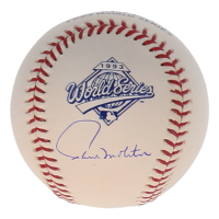 Paul Molitor Signed 1993 World Series Logo Baseball (Schwartz) at PristineAuction.com