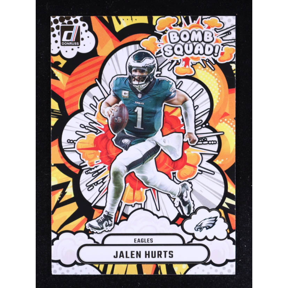 Jalen Hurts 2025 Donruss Bomb Squad #BSJHS at PristineAuction.com