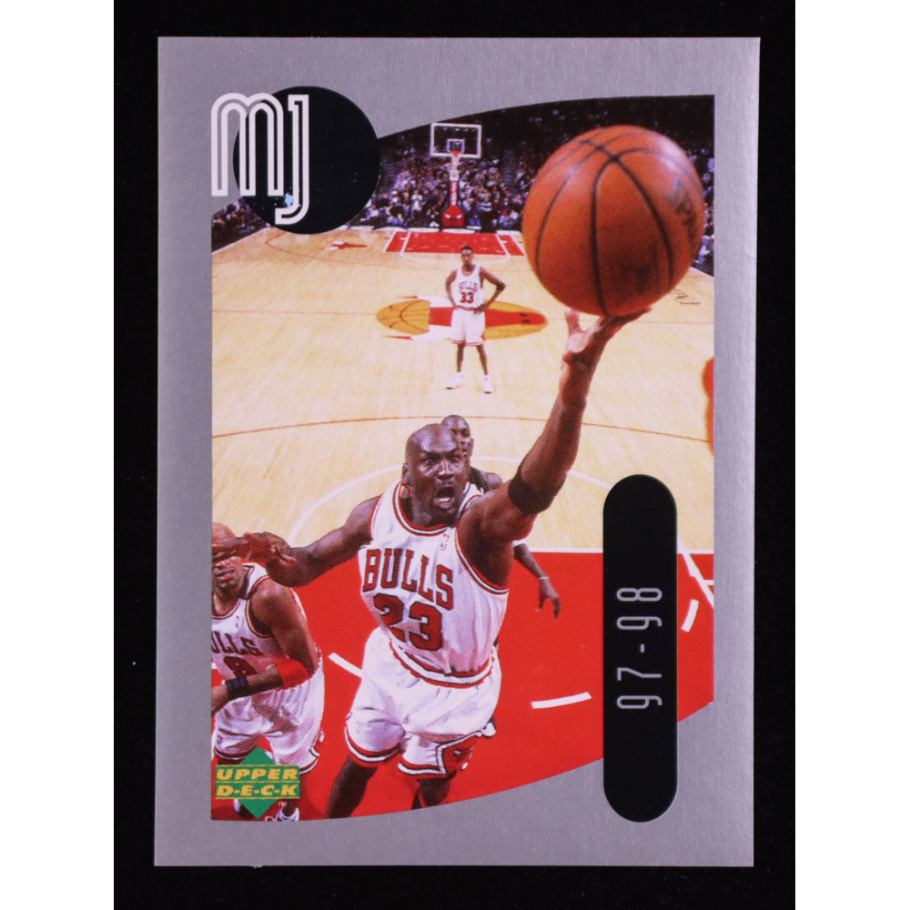 Michael Jordan 1998 Upper Deck MJ Sticker Collection #52 at PristineAuction.com