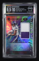 Justin Jefferson 2020 Panini Illusions Red #118 Jersey Autograph #90/99 RC (Arena 9.5 | Auto 10) at PristineAuction.com