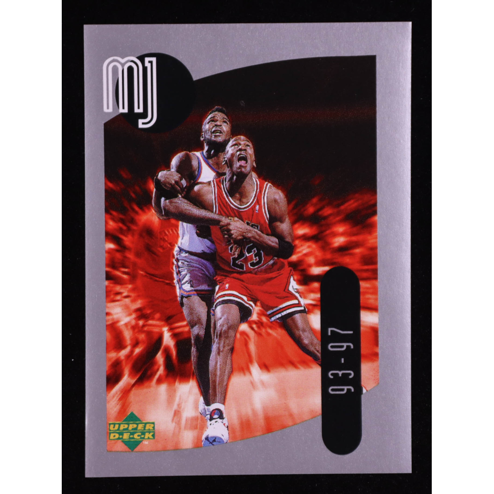 Michael Jordan 1998 Upper Deck MJ Sticker Collection #46 at PristineAuction.com