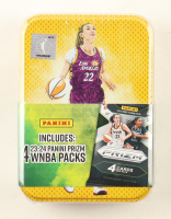 2024 Panini Prizm WNBA Championship Collection Basketball Tin with (4) Packs at PristineAuction.com