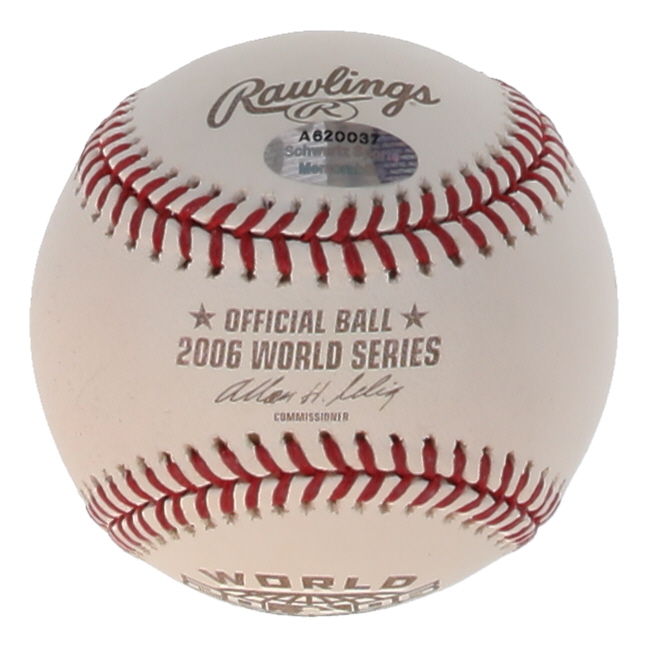 Tony LaRussa Signed 2006 World Series Logo Baseball (Schwartz) at PristineAuction.com Tony LaRussa Signed 2006 World Series Logo Baseball (Schwartz) at PristineAuction.com