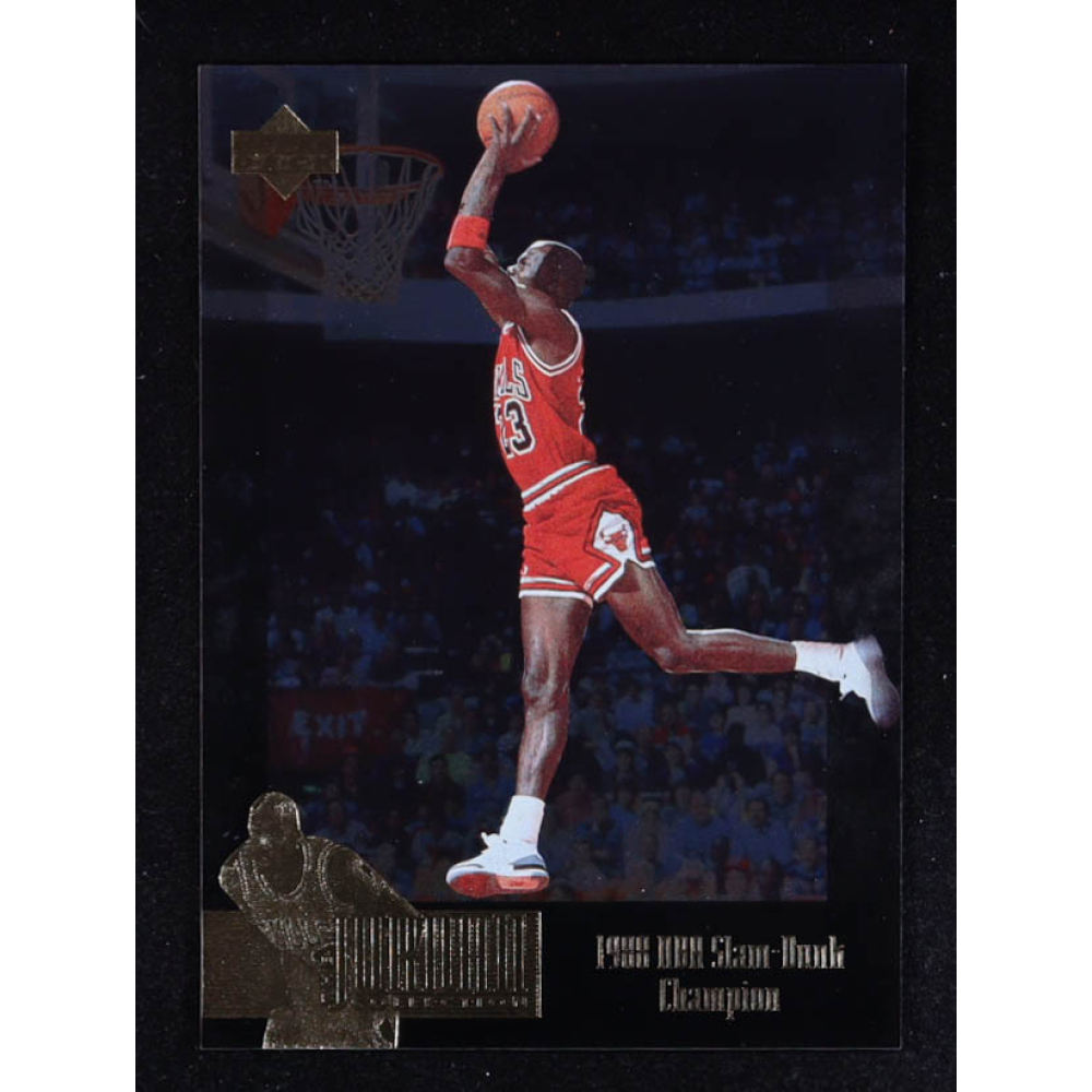 Michael Jordan 1995-96 Upper Deck Jordan Collection #JC6 / Slam Dunk Champion 1988 at PristineAuction.com